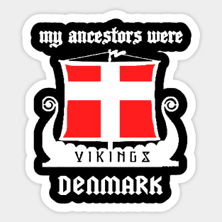 danish - VIKINGS DENMARK Sticker